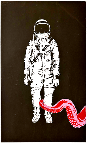 Astronaut Silkscreen Print